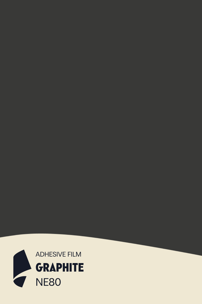 [NE80/ML] Film Adhésif Soyeux Graphite CoverStyl NE80/LV (Au mètre linaire soit 1,22m² par ml)