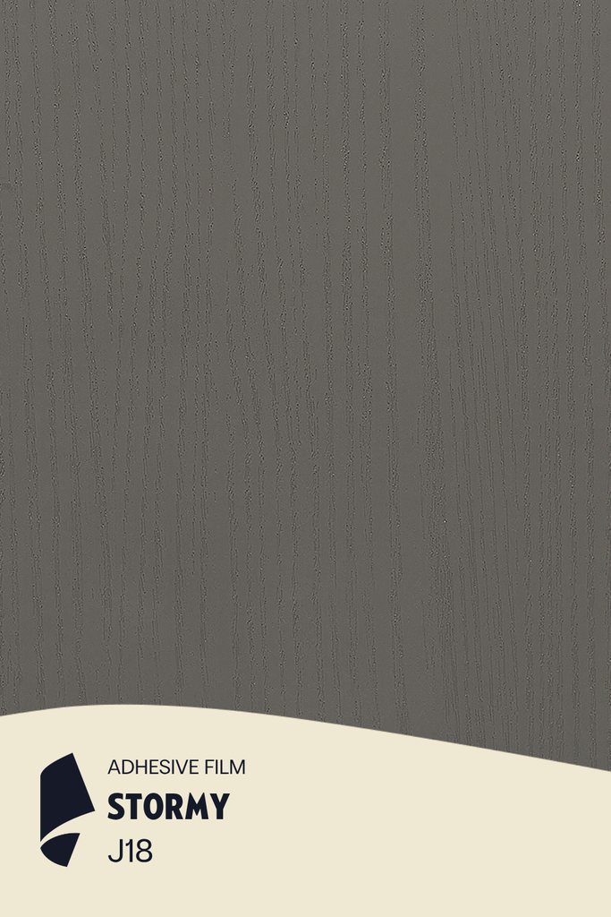 [J18/ML] Film Adhésif Bois Peint Anthracite Grey CoverStyl J18/LV (Au mètre linaire soit 1,22m² par ml)