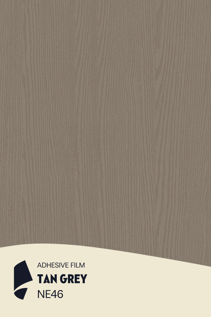 [NE46/ML] Film Adhésif Bois Peint Tan Grey CoverStyl NE46/LV (Au mètre linaire soit 1,22m² par ml)