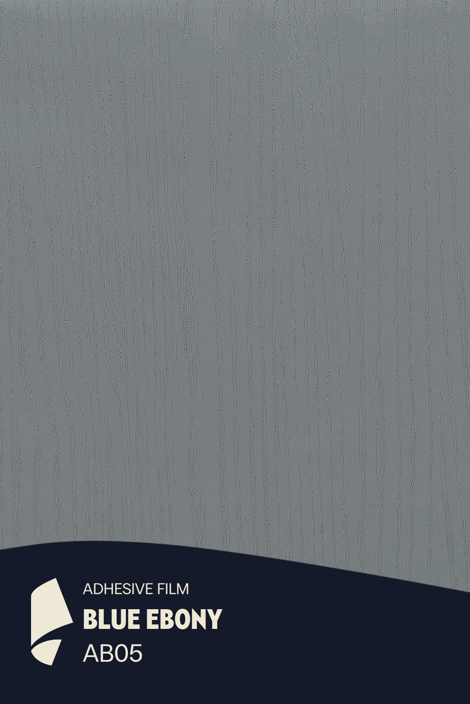 [AB05/ML] Film Adhésif Bois Peint Blue Ebony CoverStyl AB05/LV (Au mètre linaire soit 1,22m² par ml)