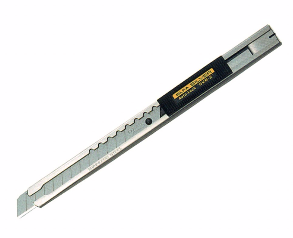 [100-SRV-2] Cutter professionnel 9mm OLFA métal 45° 100-SRV-2