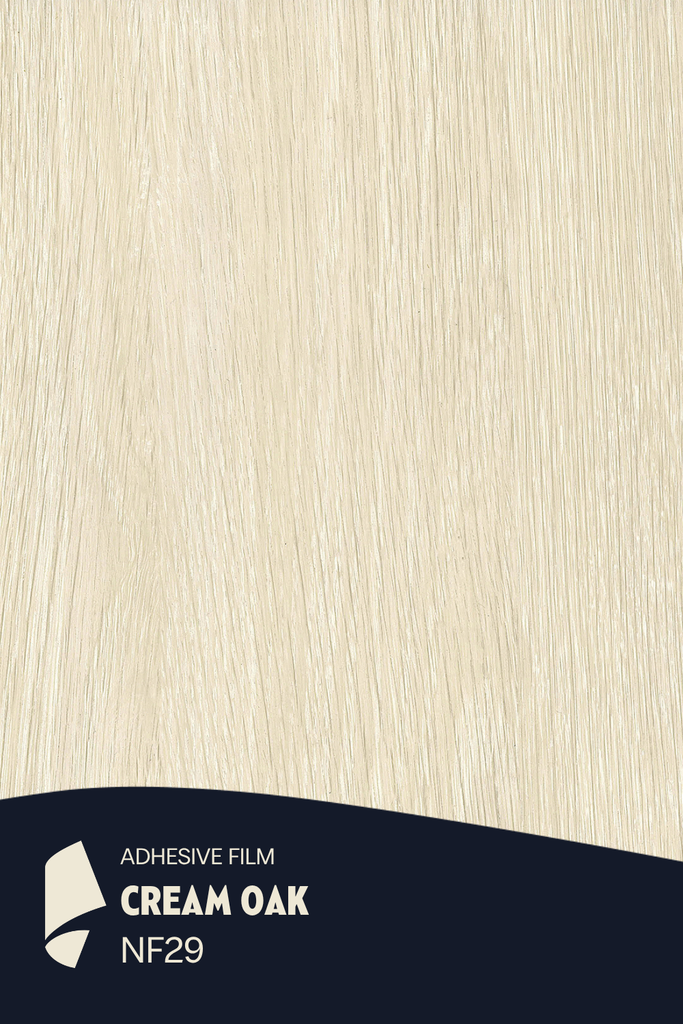 [NF29/ML] Film Adhésif Bois Clair Cream Oak CoverStyl NF29/LV (Au mètre linaire soit 1,22m² par ml)