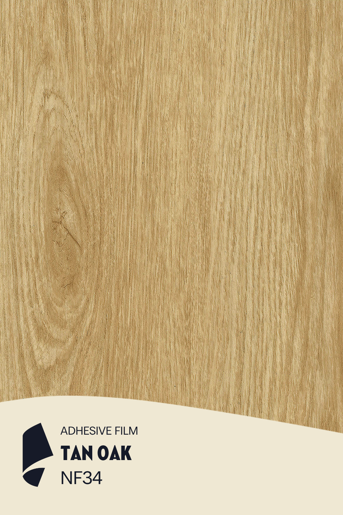 [NF34/ML] Film Adhésif Bois Clair Tan Oak CoverStyl NF34/LV (Au mètre linaire soit 1,22m² par ml)