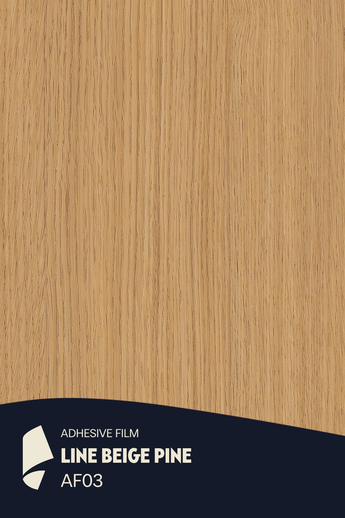 [AF03/ML] Film Adhésif Bois Clair Line Beige Pine CoverStyl AF03/LV (Au mètre linaire soit 1,22m² par ml)