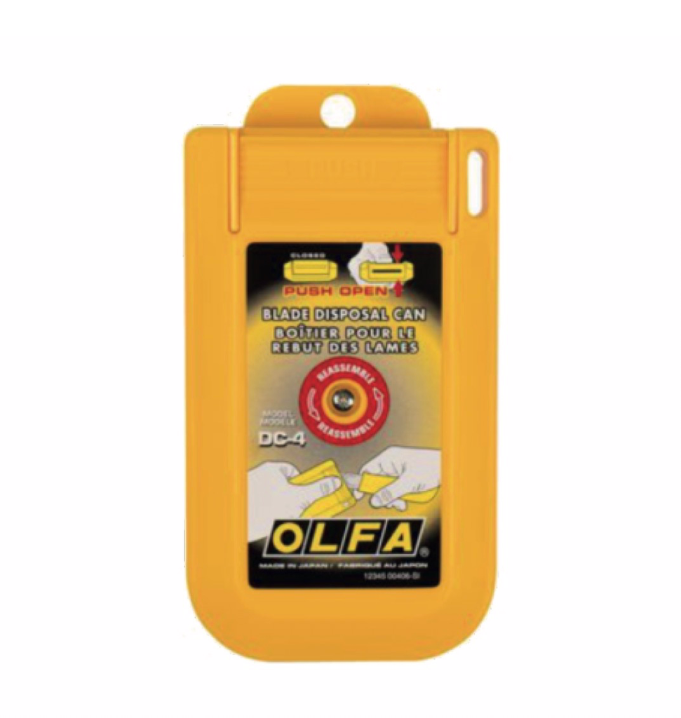 [120-DC-4] Etui de récupération pour lames usagées OLFA 120-DC-4