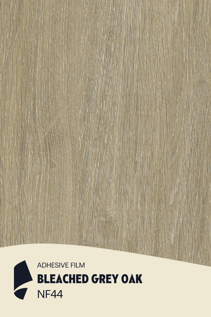 Film Adhésif Bois Moyen Bleached Grey Oak CoverStyl NF44/LV