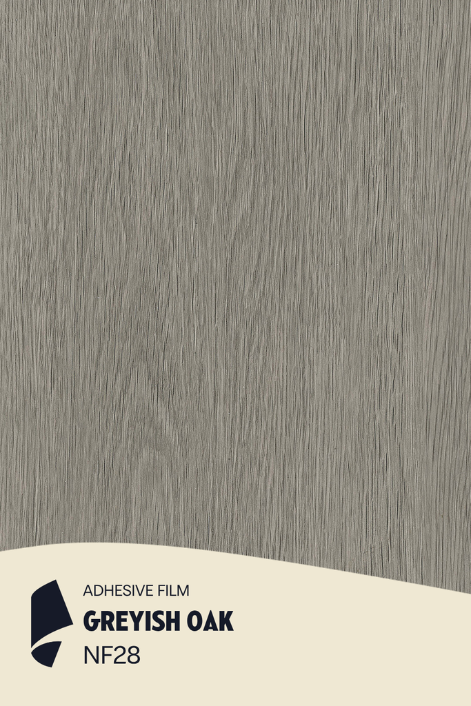 [NF28/ML] Film Adhésif Bois Moyen Greyish Oak CoverStyl NF28/LV (Au mètre linaire soit 1,22m² par ml)