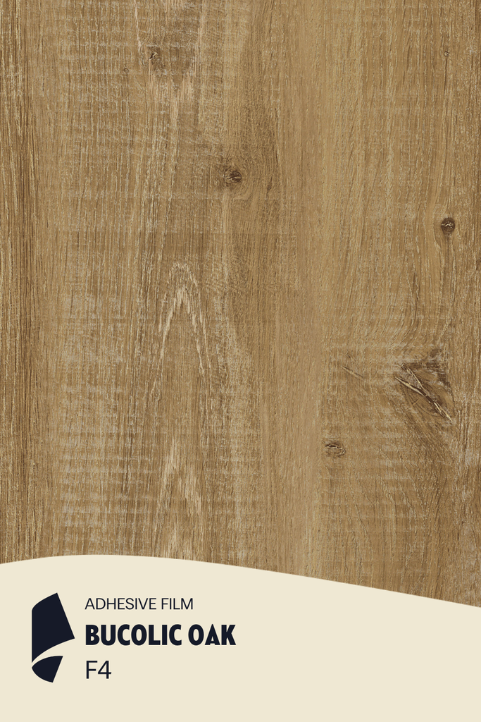 [F4/ML] Film Adhésif Bois Moyen Bucolic Oak CoverStyl F4/LV (Au mètre linaire soit 1,22m² par ml)