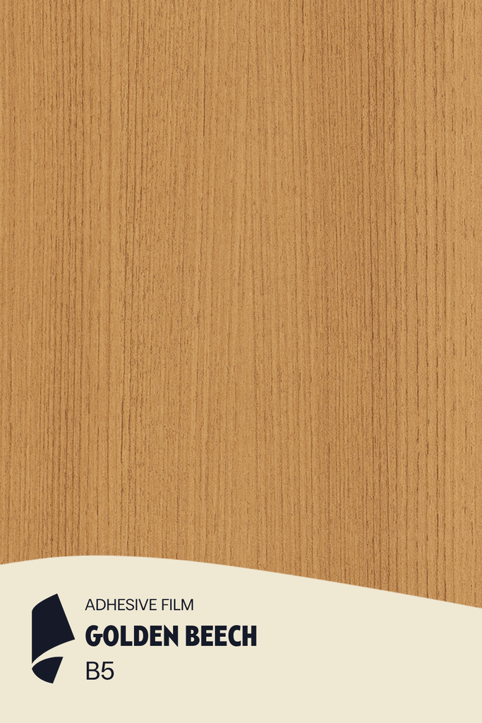 [B5/ML] Film Adhésif Bois Moyen Golden Beech CoverStyl B5/LV (Au mètre linaire soit 1,22m² par ml)