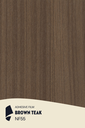 Film Adhésif Bois Foncé Brown Teak CoverStyl NF55/LV