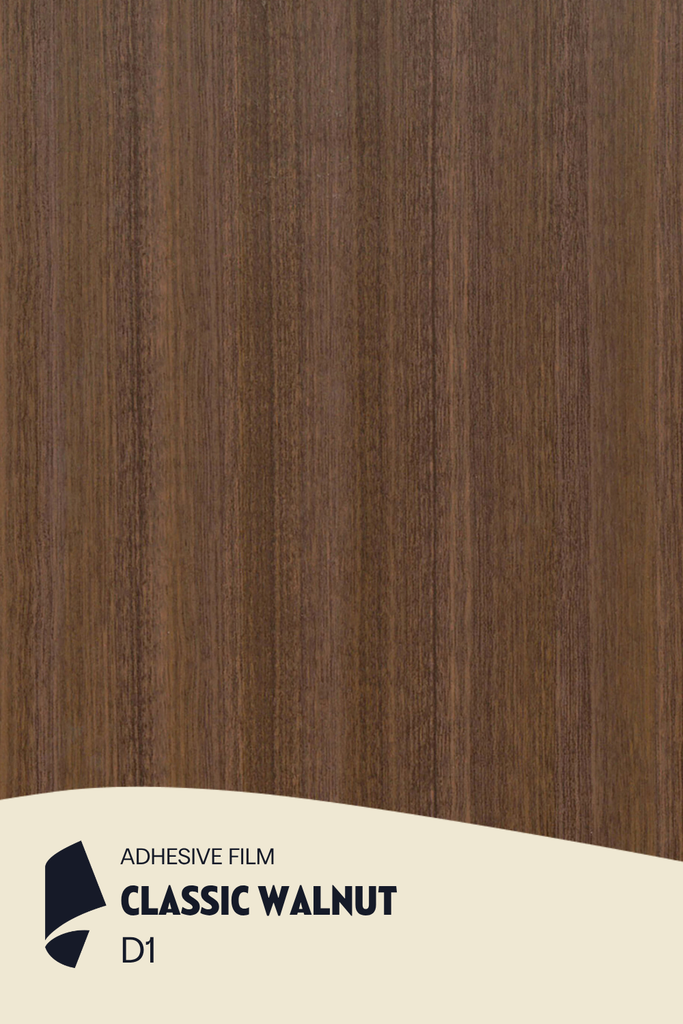 [D1/ML] Film Adhésif Bois Foncé Classic Walnut CoverStyl D1/LV (Au mètre linaire soit 1,22m² par ml)