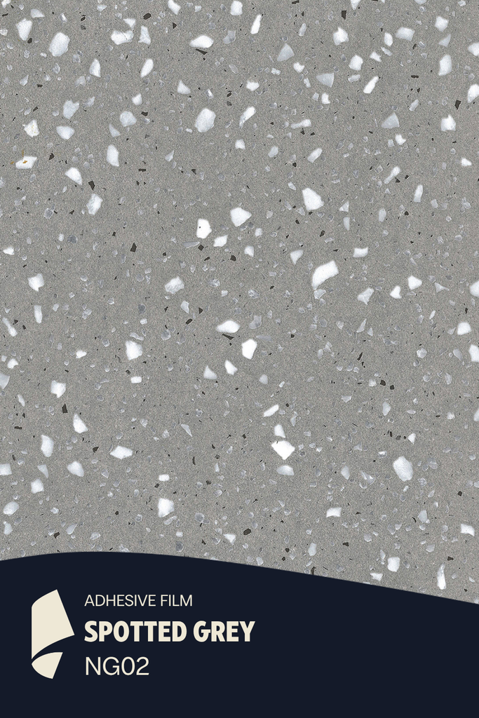 [NG02/ML] Film Adhésif Terrazzo Spotted Grey CoverStyl NG02/LV (Au mètre linaire soit 1,22m² par ml)