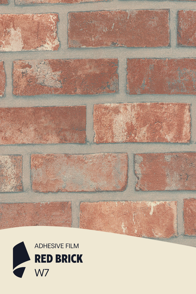 Film Adhésif Concrete Red Brick CoverStyl W7/LV
