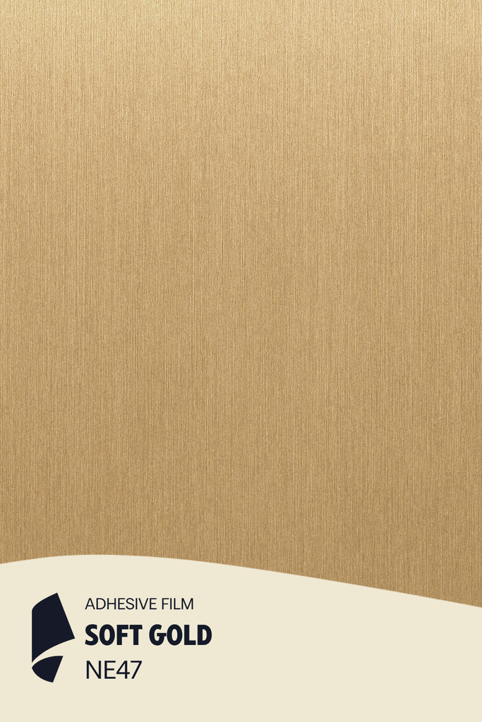 Film Adhésif Métal Brossé Soft Gold CoverStyl NE47/LV