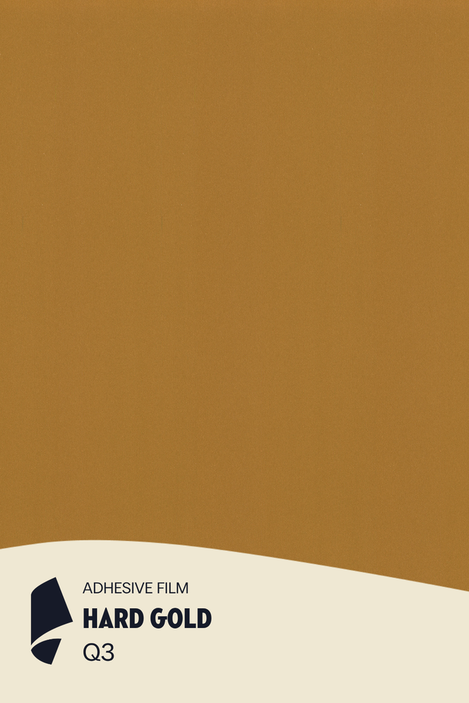 [Q3/ML] Film Adhésif Métal Brossé Hard Gold CoverStyl Q3/LV (Au mètre linaire soit 1,22m² par ml)