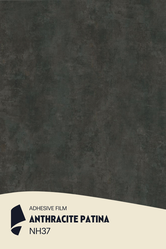[NH37/ML] Film Adhésif Métal Rouillé Anthracite Patina CoverStyl NH37/PL/LV (Au mètre linaire soit 1,22m² par ml)