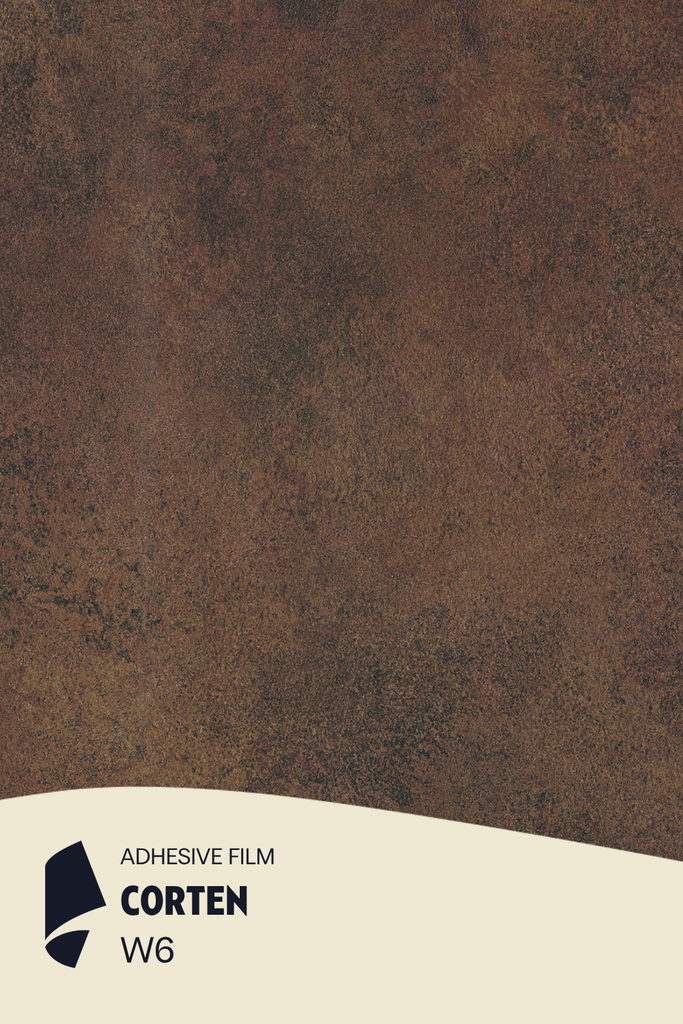 [W6/ML] Film Adhésif Métal Rouillé Corten CoverStyl W6/PL/LV (Au mètre linaire soit 1,22m² par ml)