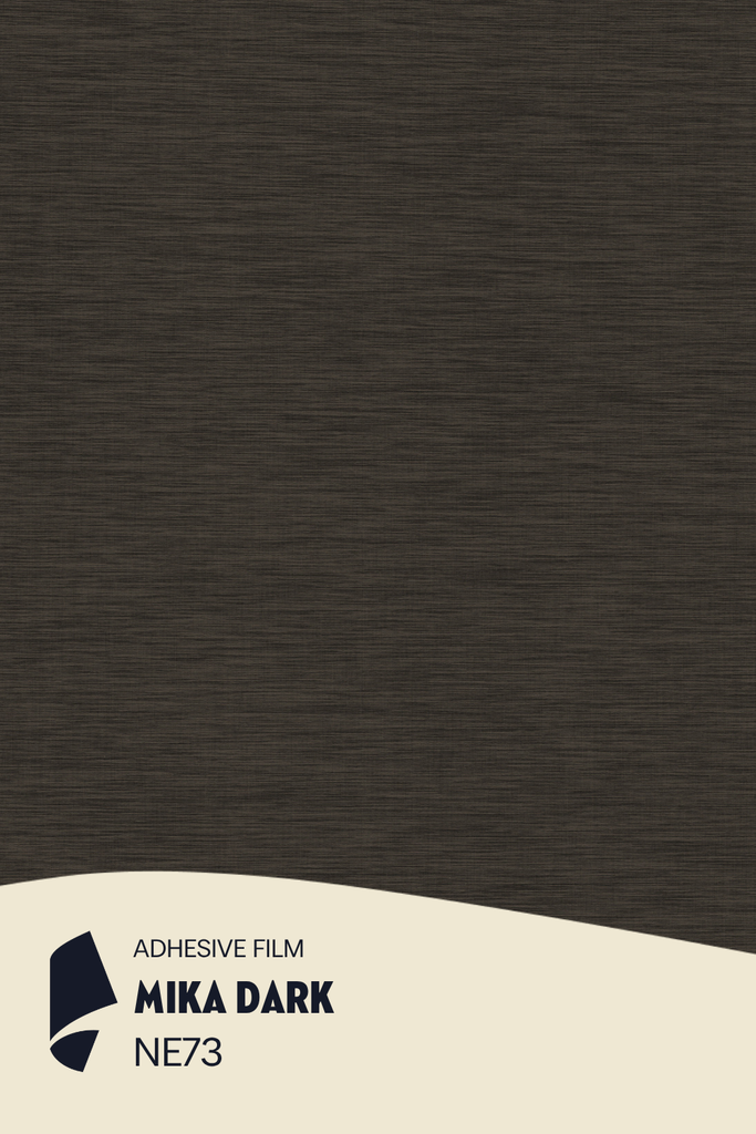 [NE73/ML] Film Adhésif Textile Naturel Mika Dark CoverStyl NE73/PL/LV (Au mètre linaire soit 1,22m² par ml)