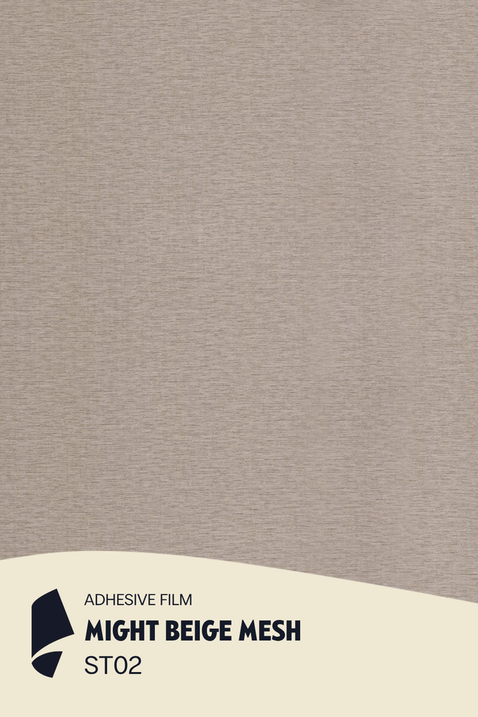 Film Adhésif Textile Naturel Might Beige Mesh CoverStyl ST02/LV