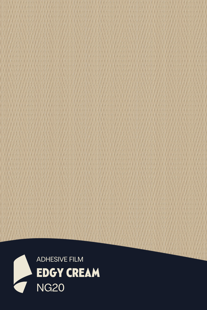 Film Adhésif Textile Naturel Edgy Cream CoverStyl NG20/LV