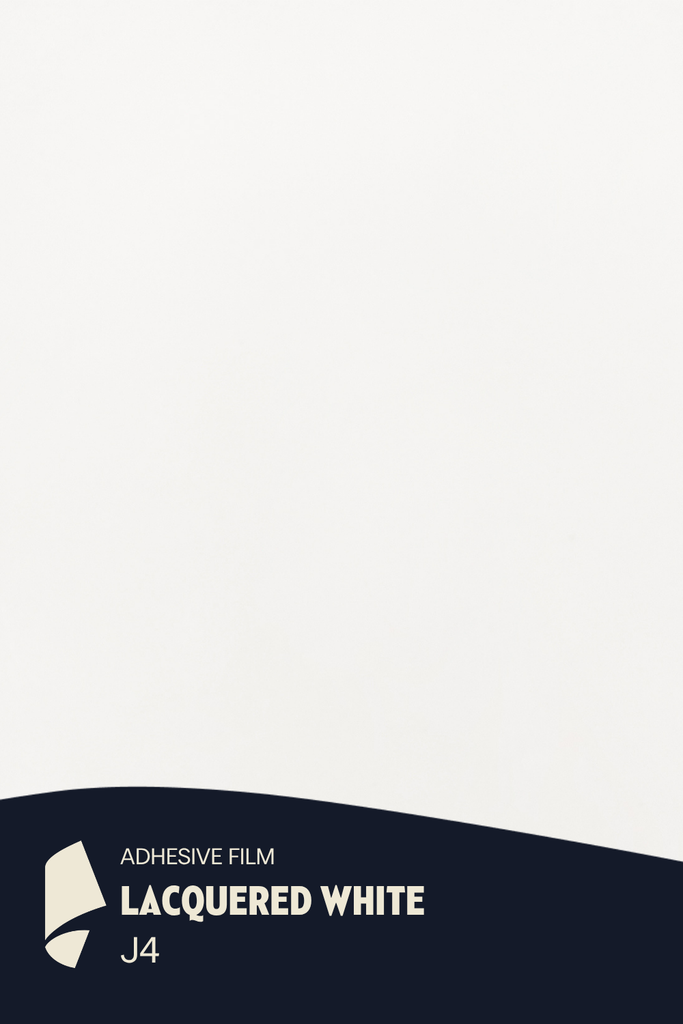 [J4/ML] Film Adhésif Couleur Lacquered White CoverStyl J4/LV (Au mètre linaire soit 1,22m² par ml)