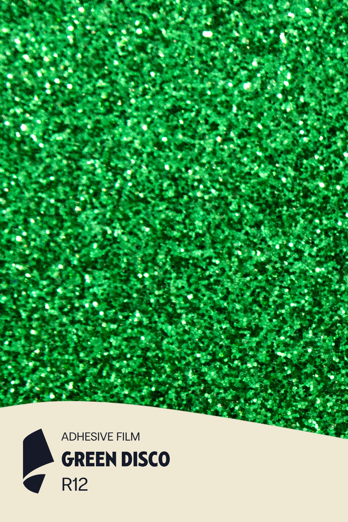 Film Adhésif Paillette Green Disco CoverStyl R12/LV