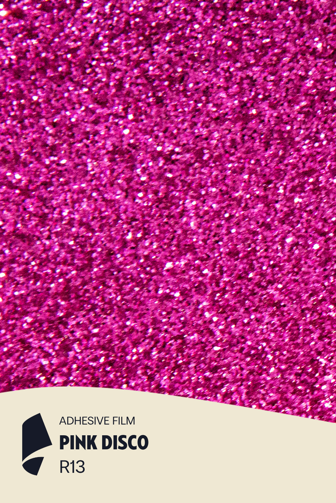 [R13/ML] Film Adhésif Paillette Pink Disco CoverStyl R13/LV (Au mètre linaire soit 1,22m² par ml)