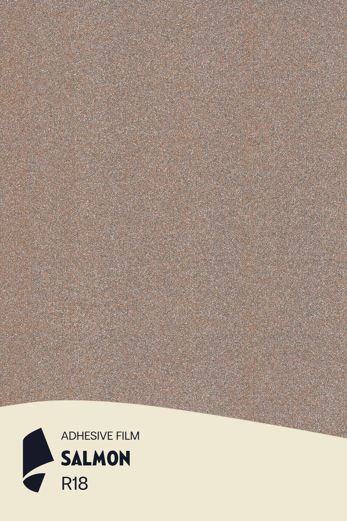 [R18/ML] Film Adhésif Paillette Salmon CoverStyl R18/LV (Au mètre linaire soit 1,22m² par ml)