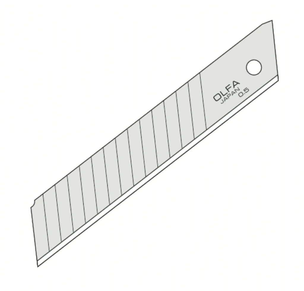 [120-LBD-10] Lames de cutter x10 de 18mm double sécable OLFA 59° 120-LBD-10
