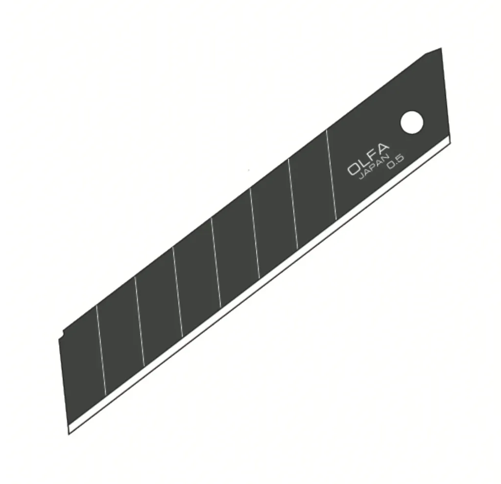 [120-LBB-10] Lames de cutter de 18mm sécable OLFA Extra Black 59° 120-LBB-10/50 (X10)