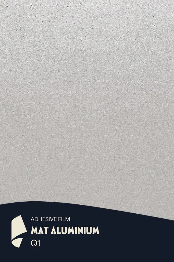 Film Adhésif Métal Mat Aluminium CoverStyl Q1/LO