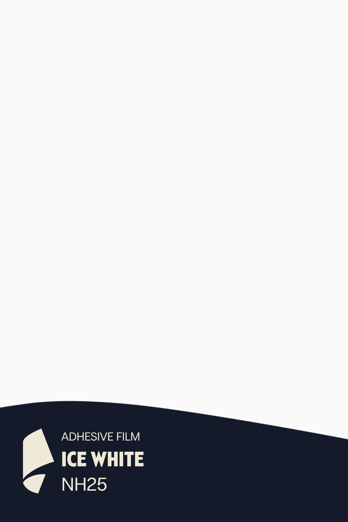 [NH25/ML] Film Adhésif Couleur Ice White CoverStyl NH25/LO (Au mètre linaire soit 1,22m² par ml)