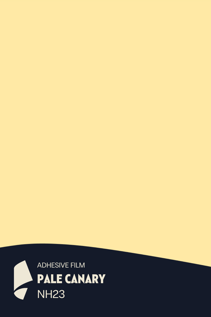 [NH23/ML] Film Adhésif Couleur Pale Canary CoverStyl NH23/LO (Au mètre linaire soit 1,22m² par ml)