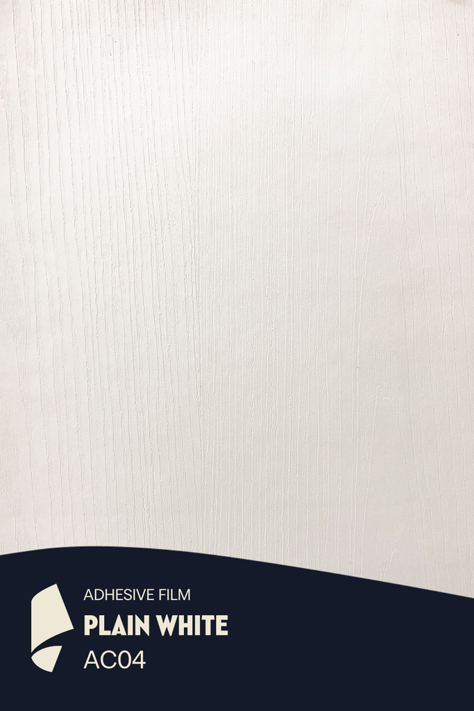 [AC04/ML] Film Adhésif Bois Peint Plain White CoverStyl AC04/LO (Au mètre linaire soit 1,22m² par ml)