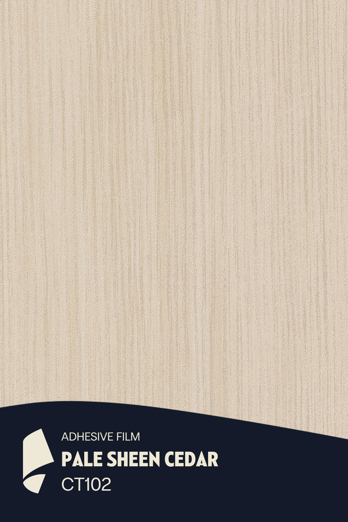[CT102/ML] Film Adhésif Bois Peint Pale Sheen Cedar CoverStyl CT102/LO (Au mètre linaire soit 1,22m² par ml)