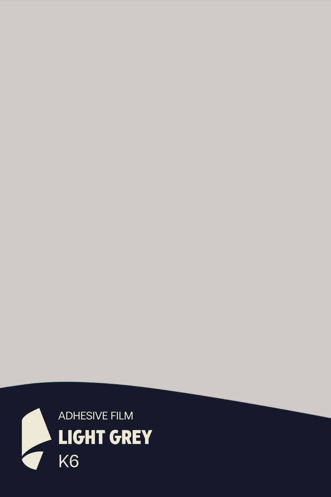 [K6/ML] Film Adhésif Couleur Light Grey CoverStyl K6/LV (Au mètre linaire soit 1,22m² par ml)
