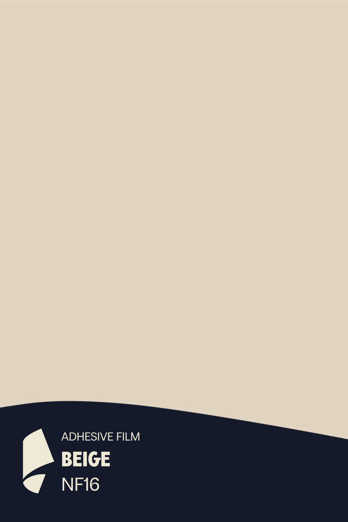 [NF16/ML] Film Adhésif Soyeux Beige CoverStyl NF16/LO (Au mètre linaire soit 1,22m² par ml)