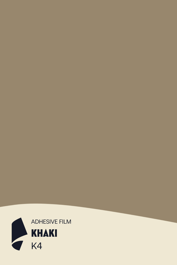 [K4/ML] Film Adhésif Couleur Khaki CoverStyl K4/LV (Au mètre linaire soit 1,22m² par ml)