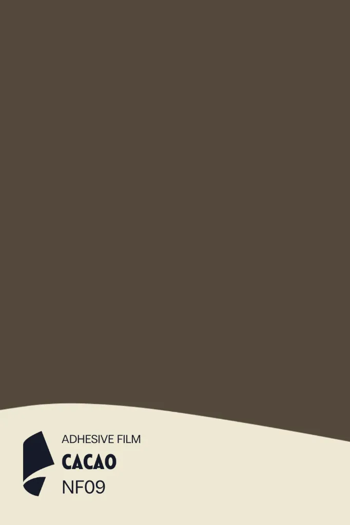 [NF09/ML] Film Adhésif Couleur Cacao CoverStyl NF09/LO (Au mètre linaire soit 1,22m² par ml)