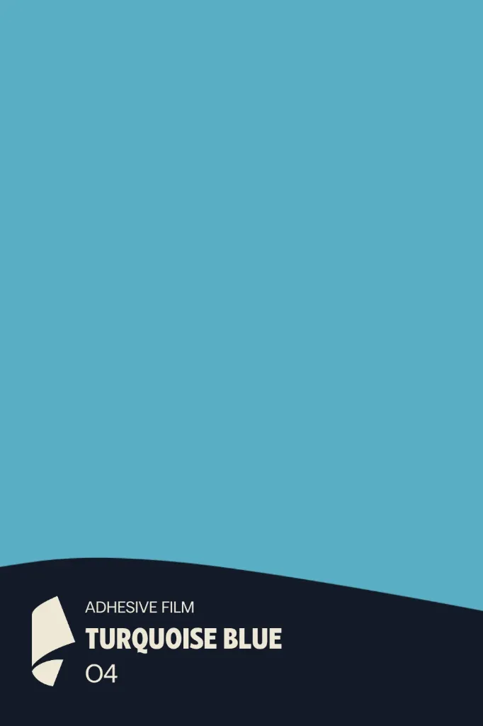 Film Adhésif Couleur Turquoise Blue CoverStyl O4/LO