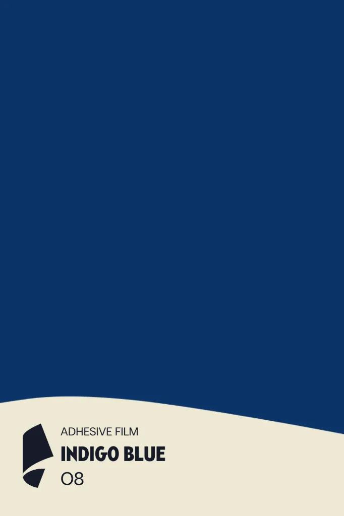 [O8/ML] Film Adhésif Couleur Indigo Blue CoverStyl O8/LO (Au mètre linaire soit 1,22m² par ml)