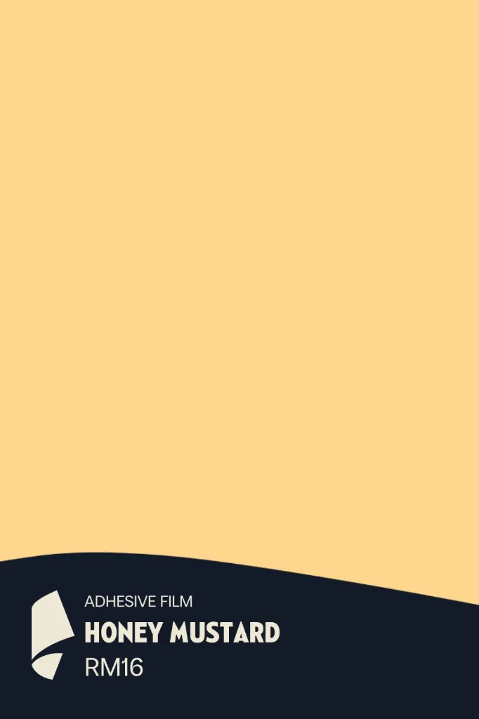 [RM16/ML] Film Adhésif Couleur Honey Mustard CoverStyl RM16/LO (Au mètre linaire soit 1,22m² par ml)